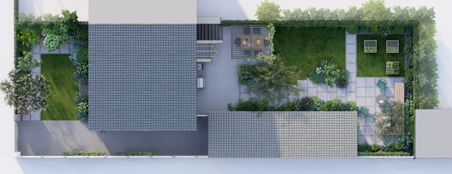 Structurer un jardin - Plan 2D