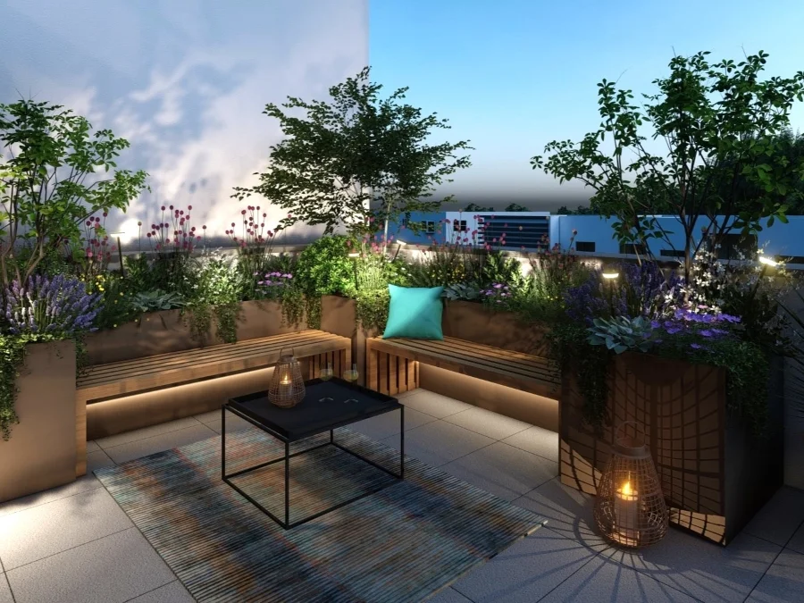 Aménager une terrasse en longueur - projet final