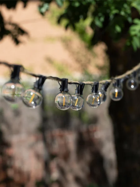 guirlande de lampions pour l'extérieur