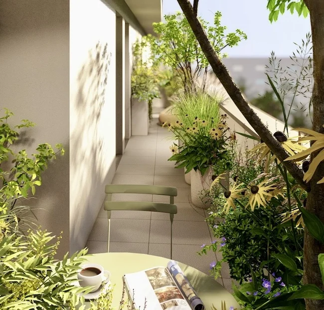 Nos services d'aménagement paysager : la décoration et le fleurissement de votre balcon ou de votre terrasse