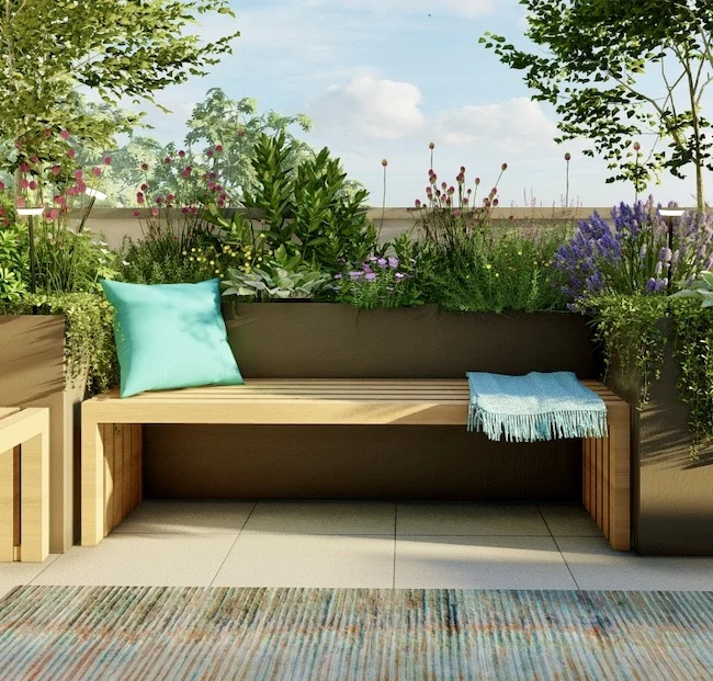 Nos services d'aménagement paysager : la création de mobilier sur mesure pour vos espaces restreints