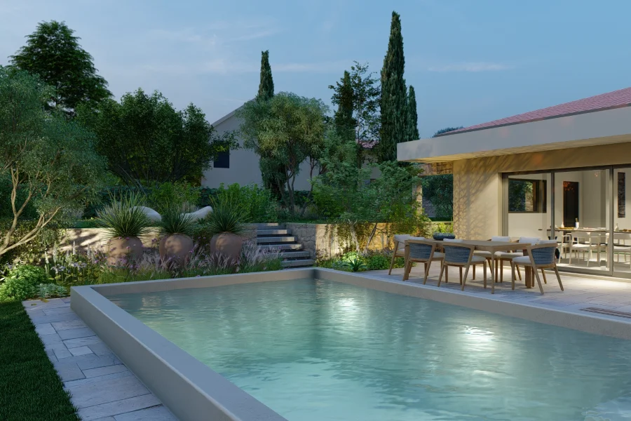Création d'un jardin de campagne lors de la rénovation de la maison