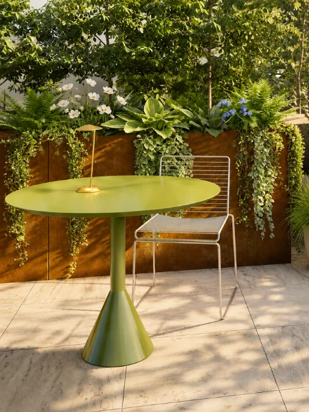 table Palissade Cone de HAY - vert olive